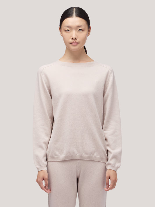 Maglia donna paricollo manica lunga, catenella sul fianco - Maglia donna paricollo manica lunga, catenella sul fianco alt - 002
