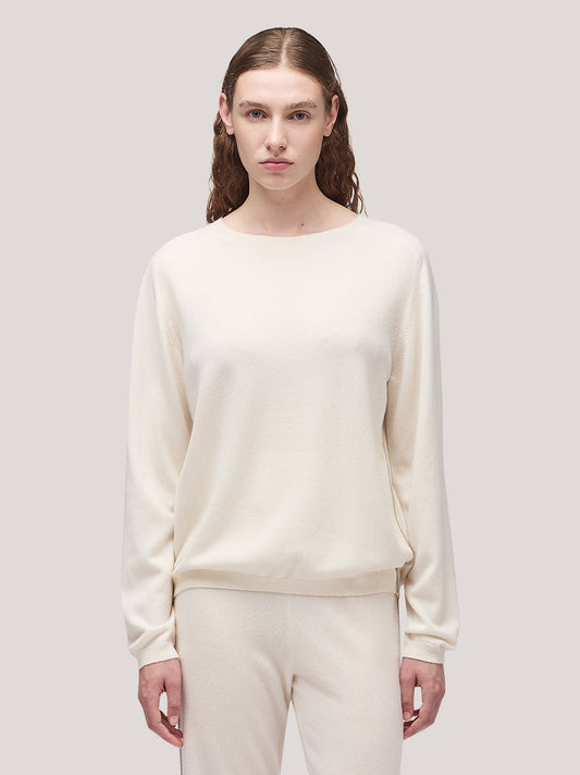 Maglia donna paricollo manica lunga, catenella sul fianco - Maglia donna paricollo manica lunga, catenella sul fianco alt - 002
