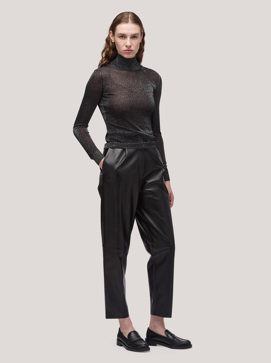 Maglia donna collo alto manica lunga, image black 250h87_fw25im_096bla