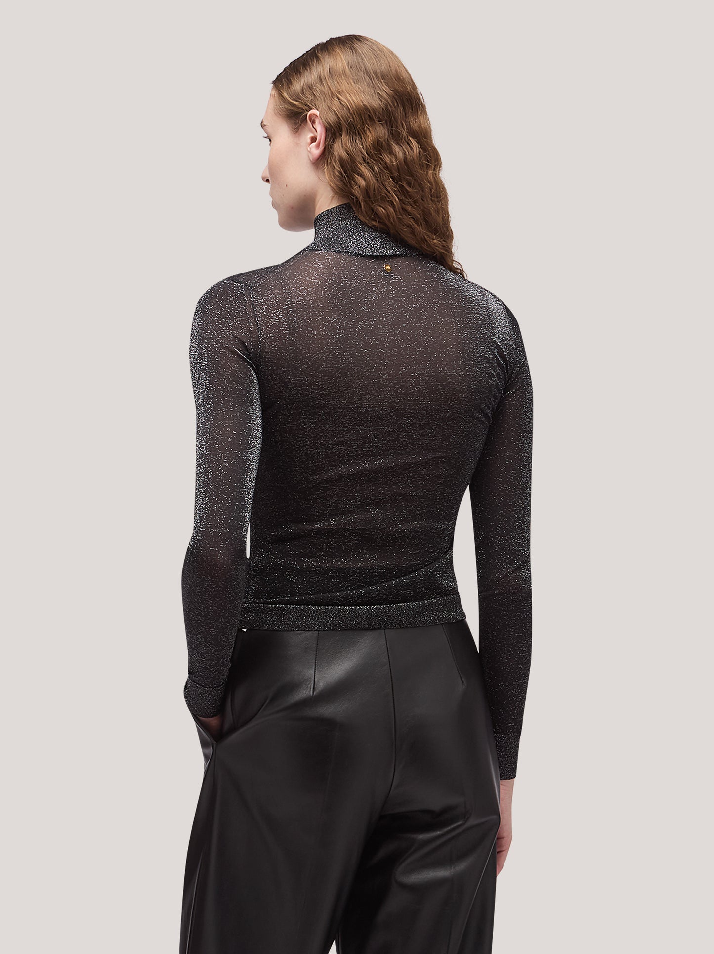 Maglia donna collo alto manica lunga, image black 250h87_fw25im_096bla 68147899826502