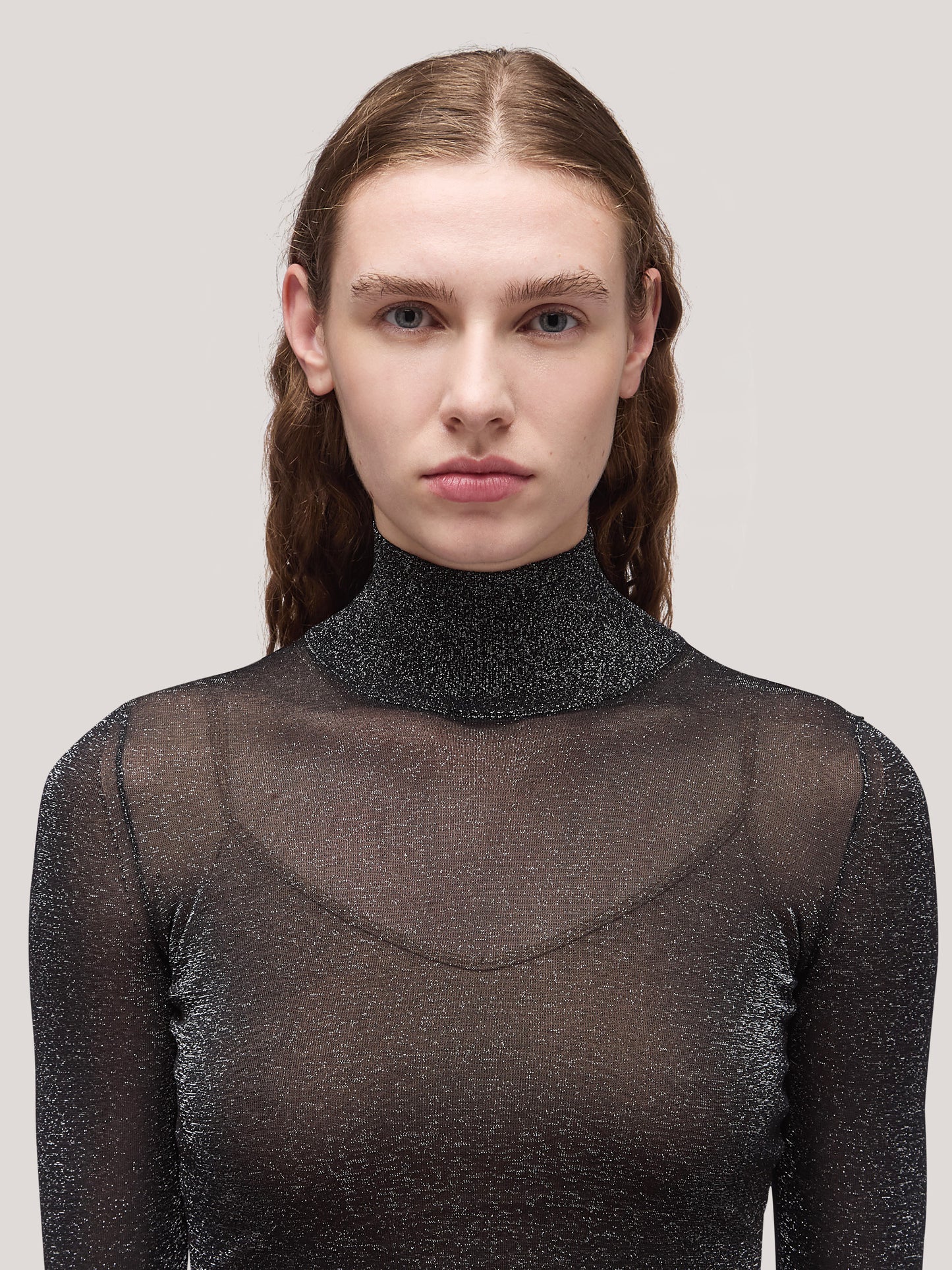 Maglia donna collo alto manica lunga, image black 250h87_fw25im_096bla 68147899859270