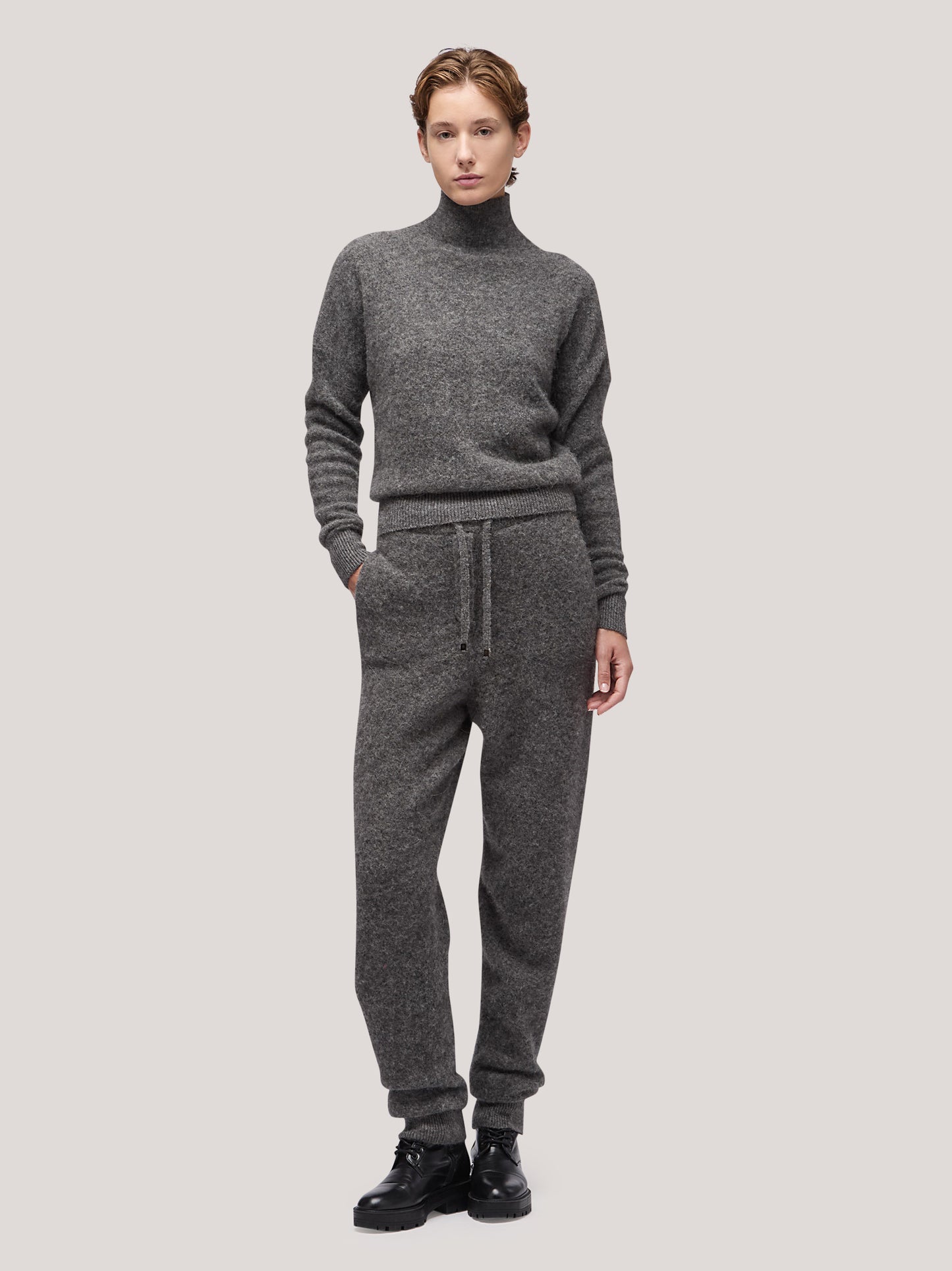 Maglia donna collo alto manica lunga, hanaq acciaio 250n83_fw254a_085acc 68147673203014