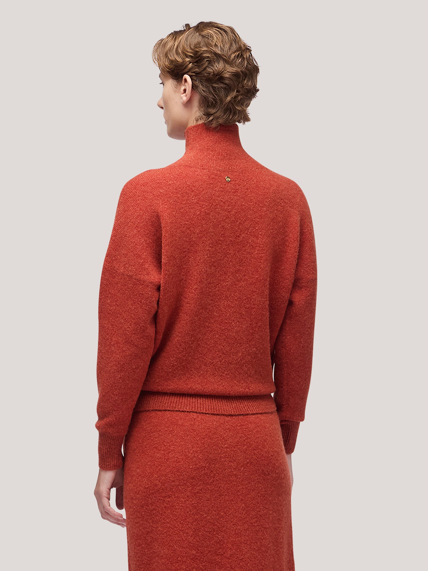 Maglia donna collo alto manica lunga, hanaq rame 250n83_fw254a_677ram 68054383395142