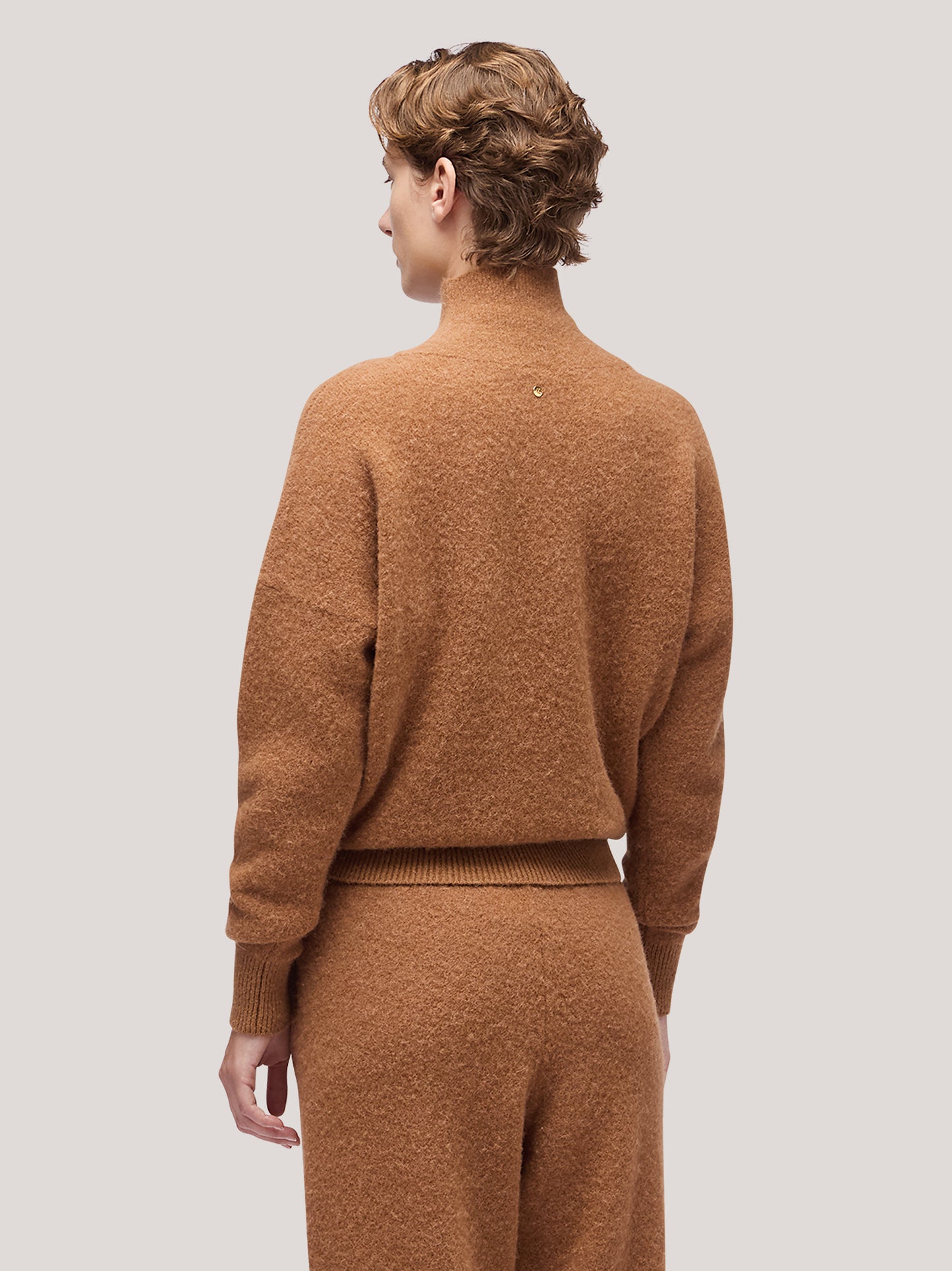 Maglia donna collo alto manica lunga, hanaq tabacco 250n83_fw254a_426tab 68054394601798