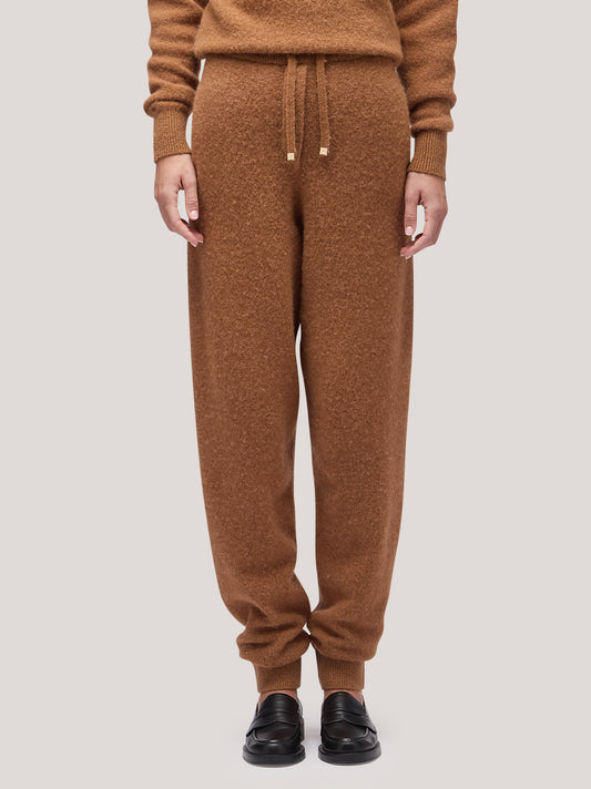 Pantaloni donna con fondo a costa, hanaq - Pantaloni donna con fondo a costa, hanaq alt - 002