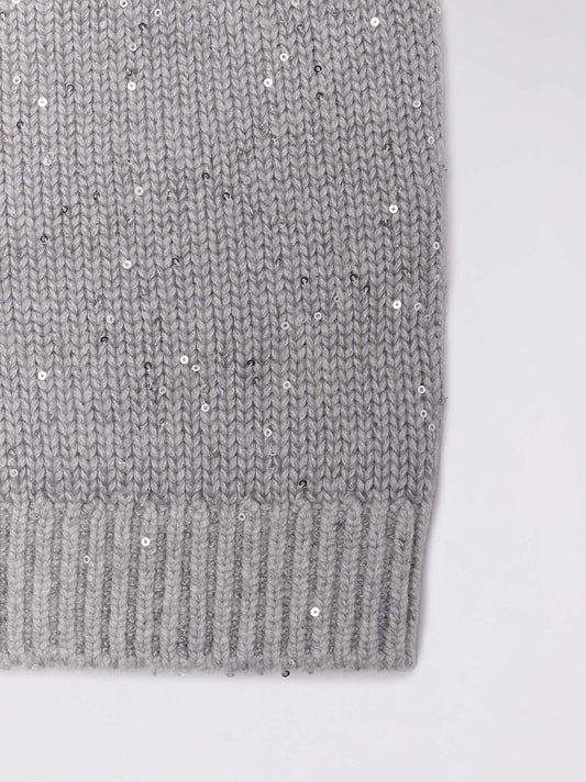 Cuffia lenta dietro con paillettes - Cuffia lenta dietro con paillettes alt - 002