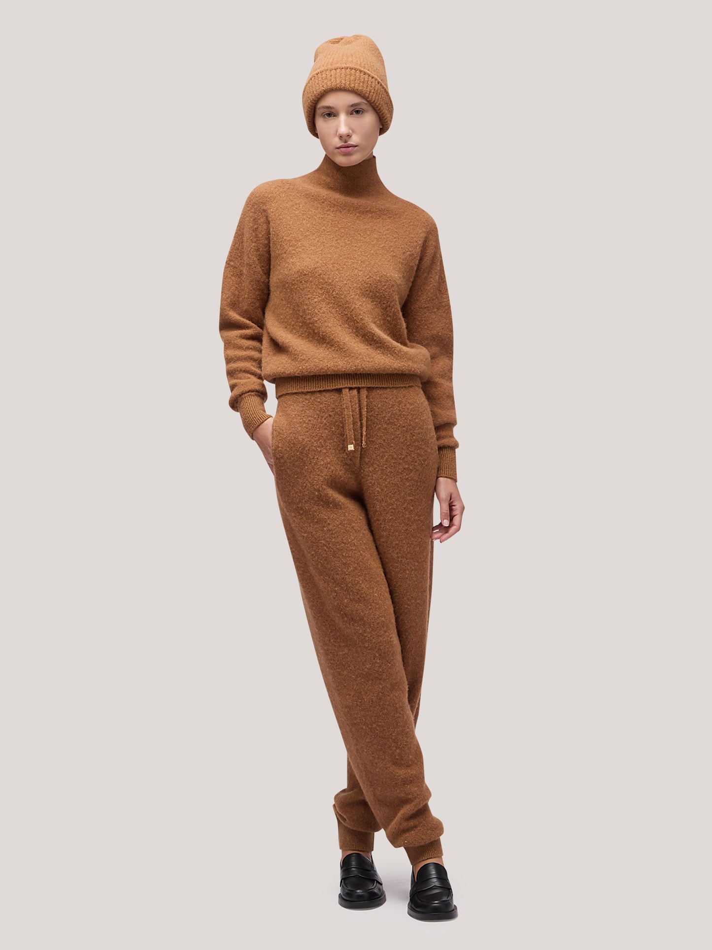 Cuffia con risvolto, hanaq tabacco 25k376_fw254a_426tab 68146061476166