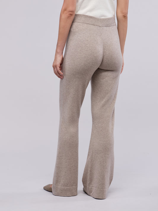 Wide-leg trousers with side chain detail - Wide-leg trousers with side chain detail alt - 002