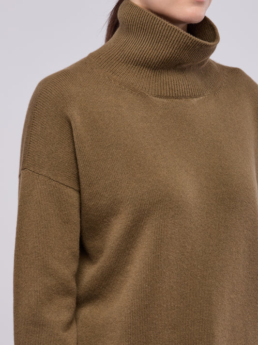 Maglia collo alto manica lunga, Essential Lana Cashmere - Maglia collo alto manica lunga, Essential Lana Cashmere alt - 002