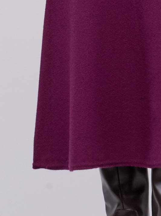Essential wool and cashmere long skirt - Essential wool and cashmere long skirt alt - 002