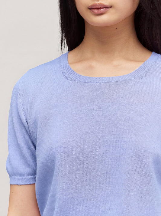 Maglia girocollo manica corta - Maglia girocollo manica corta alt - 002