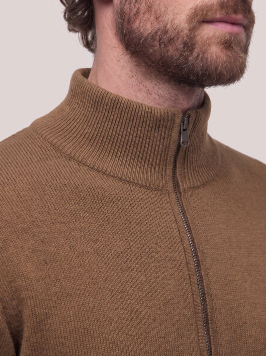Men's casale stitch half-zip sweater - Men's casale stitch half-zip sweater alt - 002