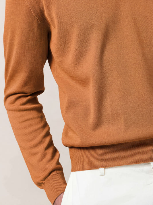 Maglia uomo scollo V manica lunga - Maglia uomo scollo V manica lunga alt - 002