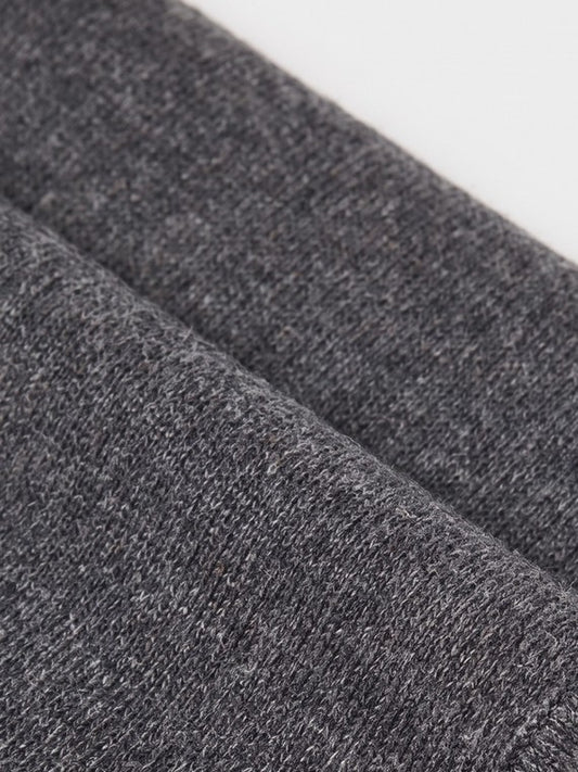 Sciarpa stola in puro cashmere a maglia rasata - Sciarpa stola in puro cashmere a maglia rasata alt - 002