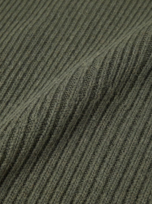 Sciarpa in puro cashmere a coste inglesi - Sciarpa in puro cashmere a coste inglesi alt - 002