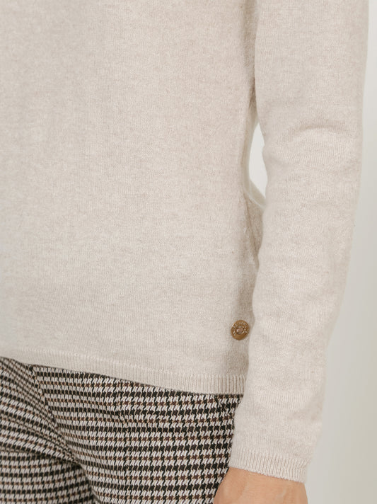 Cashmere V-neck sweater - Cashmere V-neck sweater alt - 002