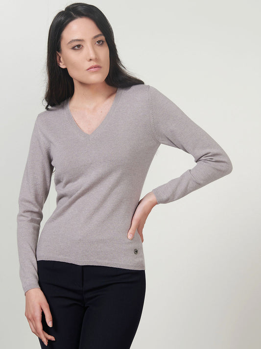 Cashmere V-neck sweater nebbia 550782_rcapi_b09505