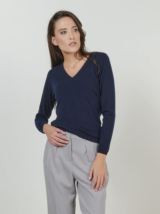 Cashmere V-neck sweater notte 550782_rcapi_064064