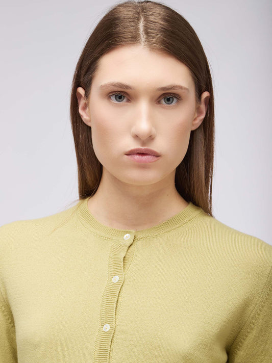 Cardigan in cashmere - Cardigan in cashmere alt - 002