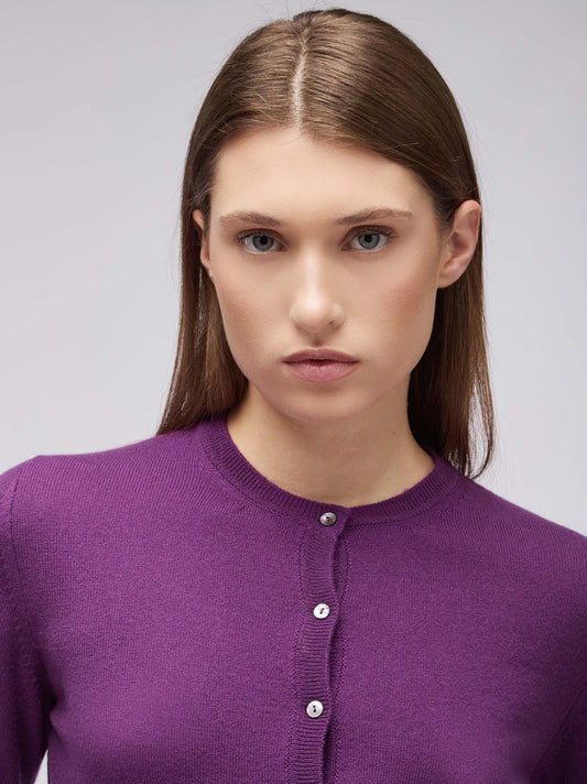 Cardigan in cashmere - Cardigan in cashmere alt - 002