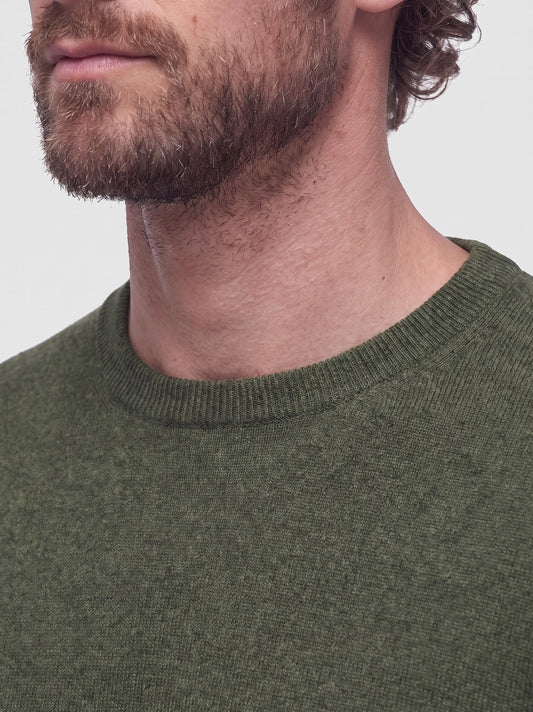 Maglia girocollo in cashmere - Maglia girocollo in cashmere alt - 002