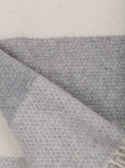 Plaid in Puro Cashmere con Frange - Plaid in Puro Cashmere con Frange alt - 002