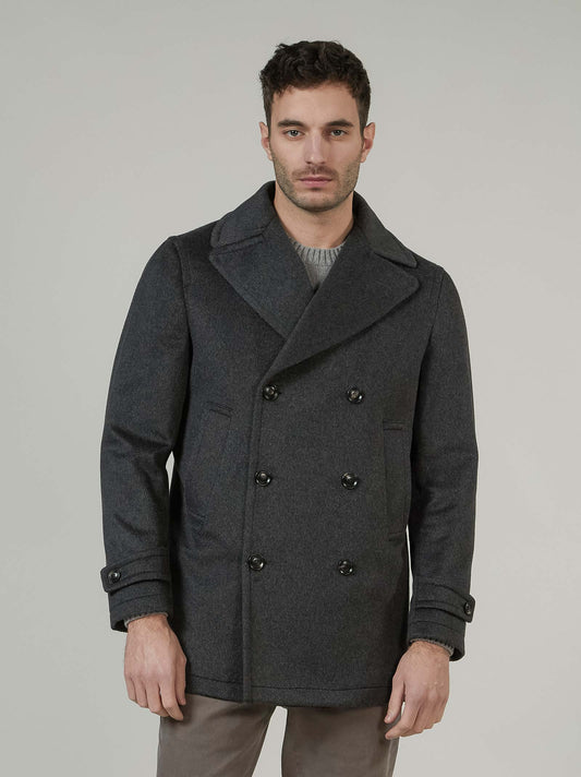 Double-breasted cashmere peacoat acciaio cp0504_rcapi_002302