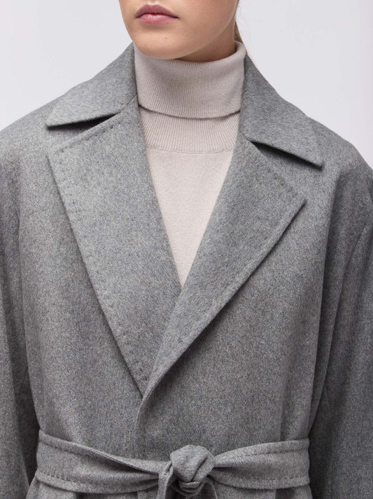 Cappotto vestaglia in cashmere - Cappotto vestaglia in cashmere alt - 002