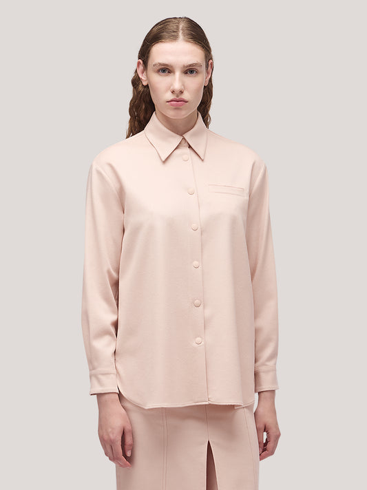 Giacca/camicia donna oversize in flanella - Giacca/camicia donna oversize in flanella alt - 002