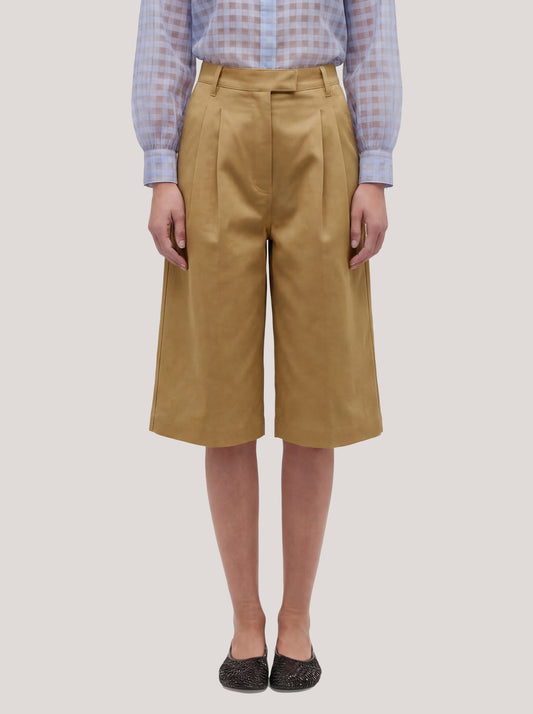 Bermuda shorts in gabardine - Bermuda shorts in gabardine alt - 002