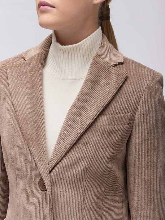 Giacca monopetto con tasche applicate - Giacca monopetto con tasche applicate alt - 002