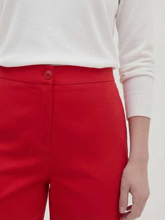 Pantalone diritto con risvolto - Pantalone diritto con risvolto alt - 002