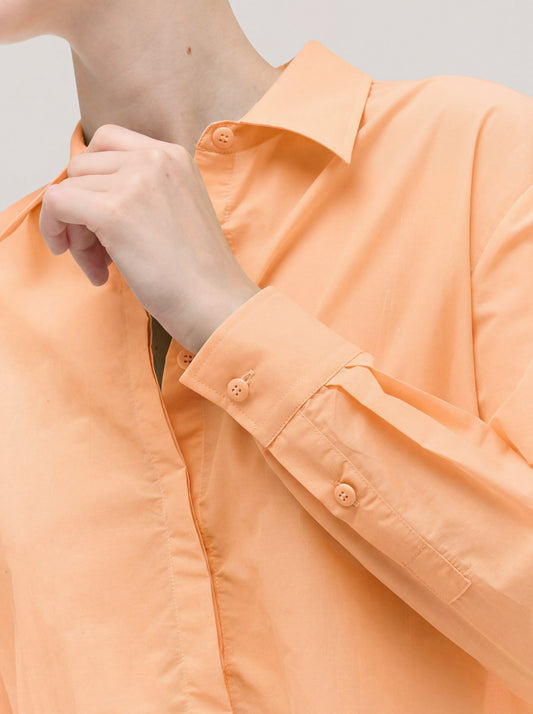 Camicia crop in cotone - Camicia crop in cotone alt - 002