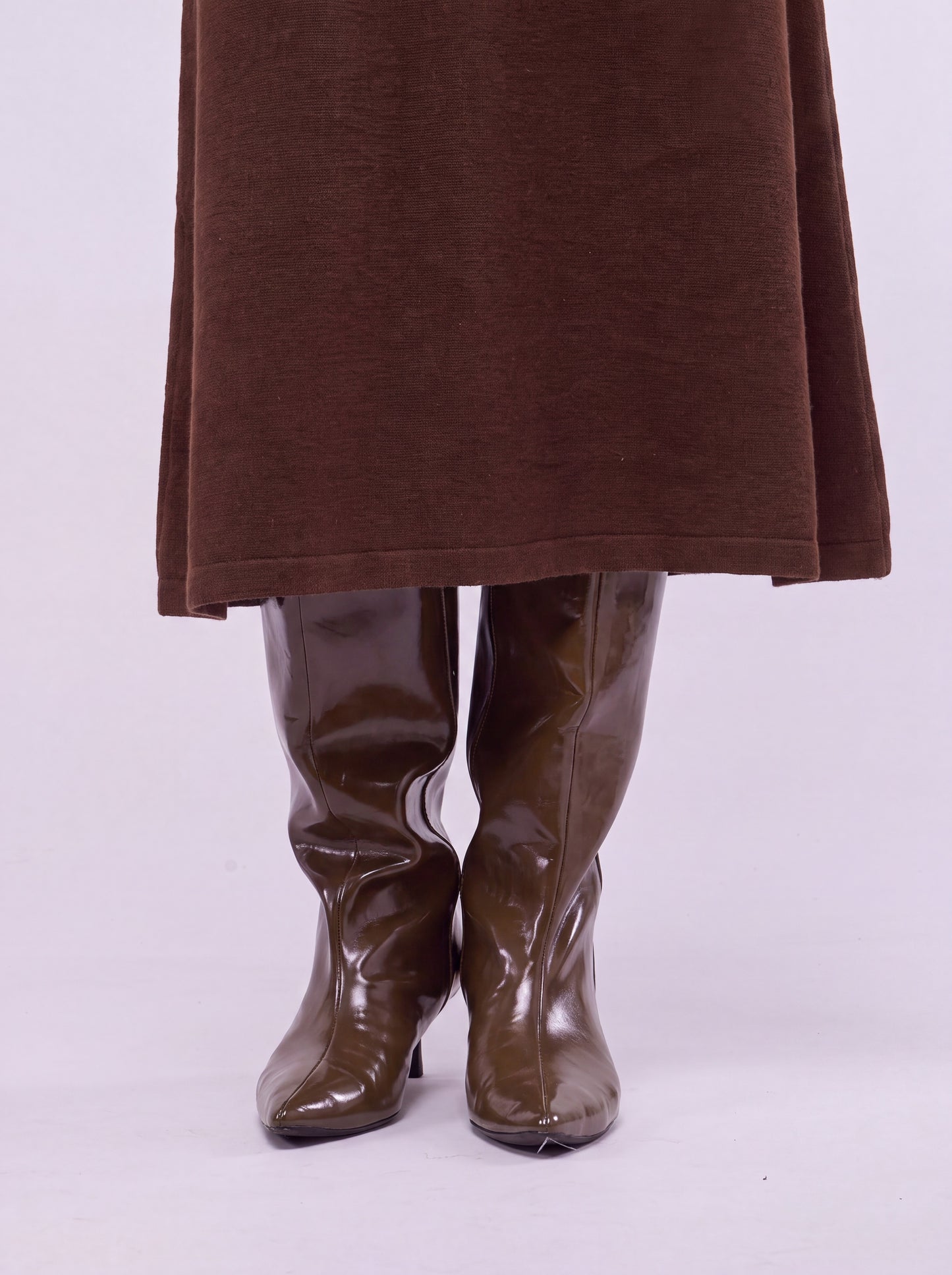 Gonna lunga in Essential cashmere noce 260a62_fw26-3_492noc 74707743932742
