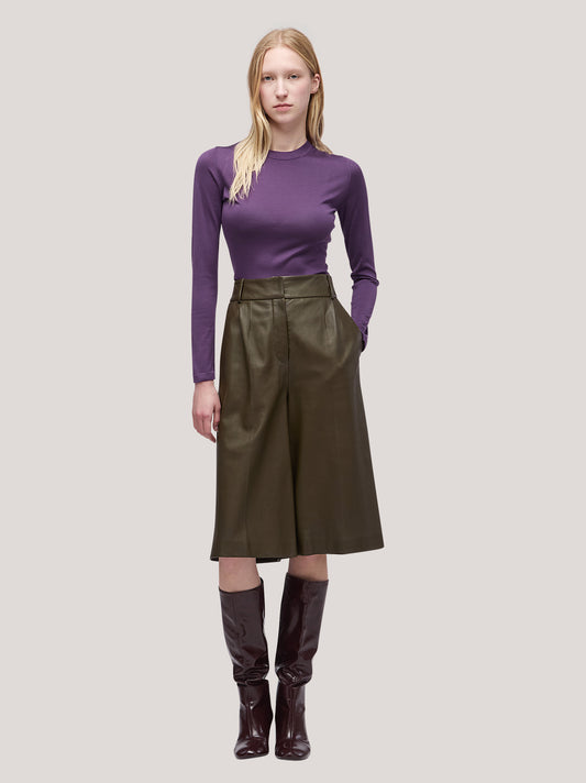 Maglia girocollo donna manica lunga violetto 250h06_fw251b_t98vio