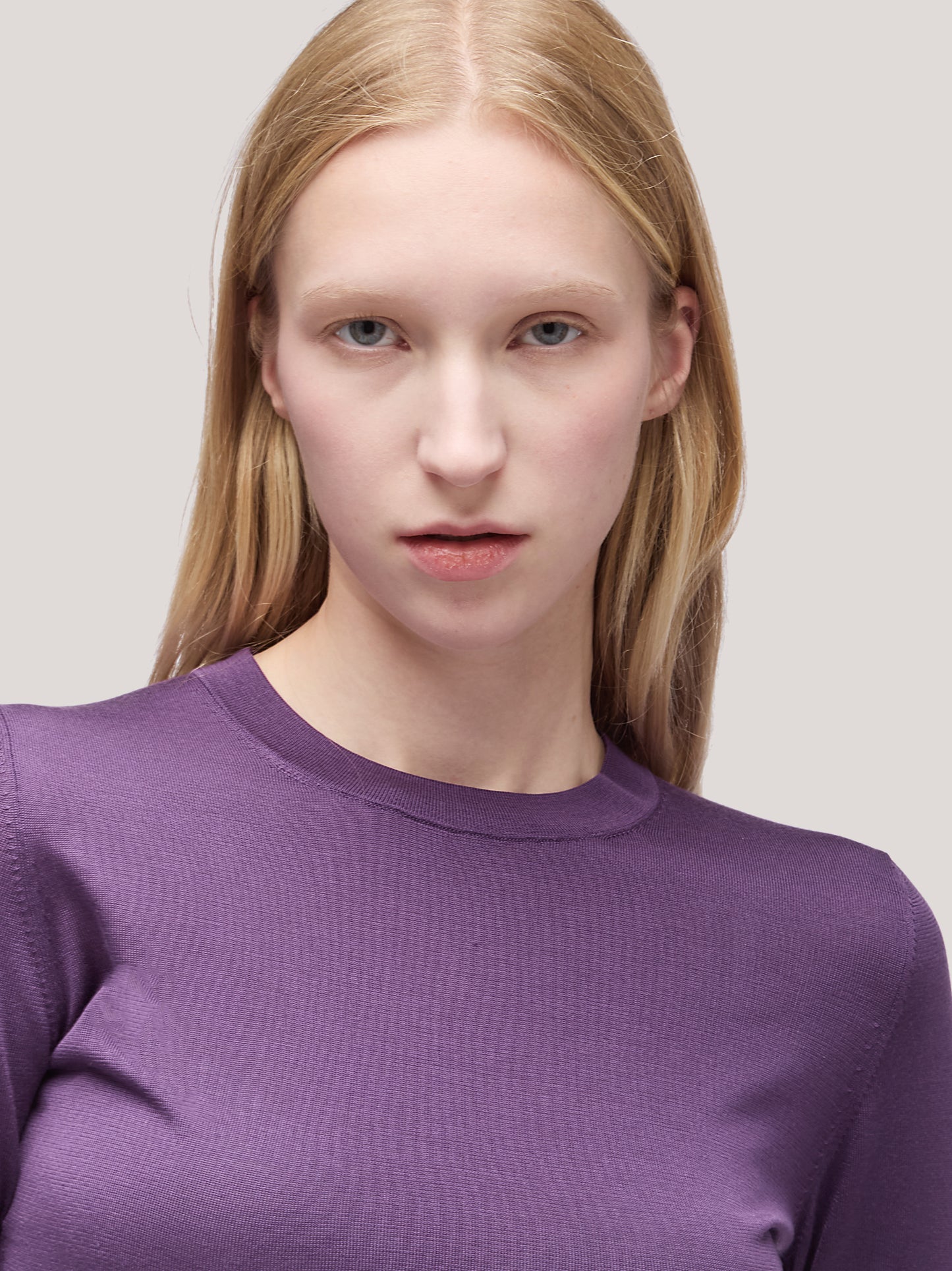 Maglia girocollo donna manica lunga violetto 250h06_fw251b_t98vio 68522480861510