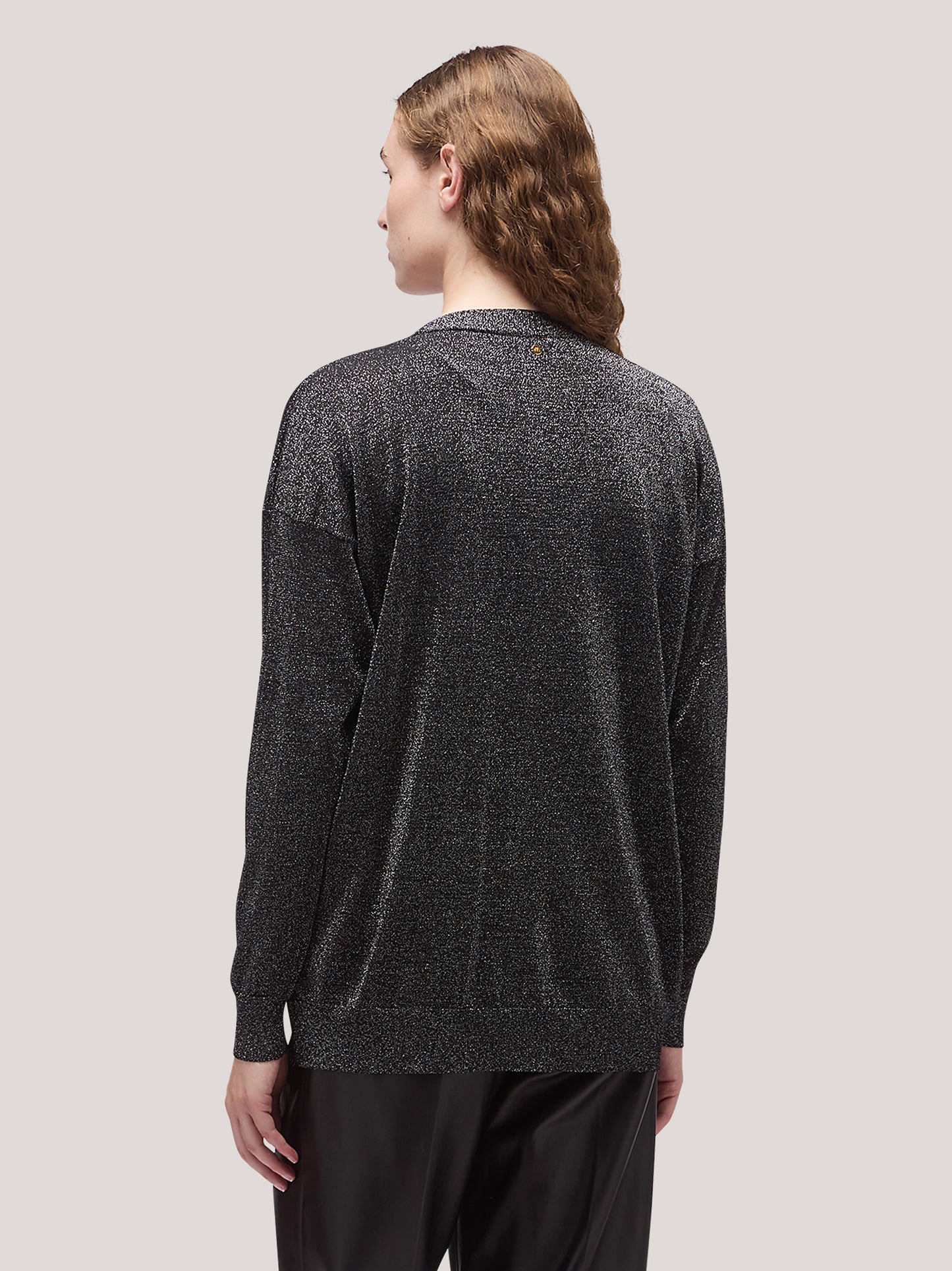 Maglia donna cardigan manica lunga con tasche, image black 250h83_fw25im_096bla 68147906675014