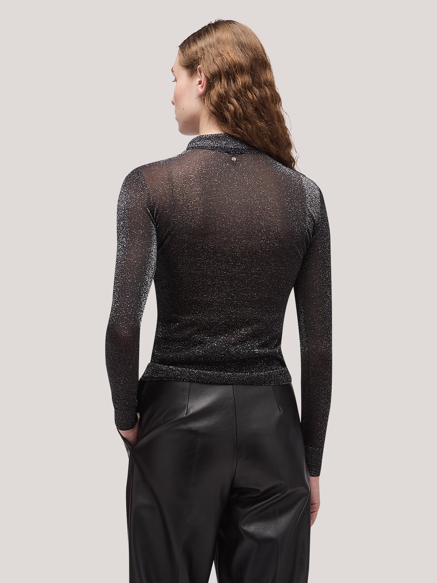 Women's long-sleeved polo-neck sweater, image black 250h90_fw25im_096bla 68147893764422