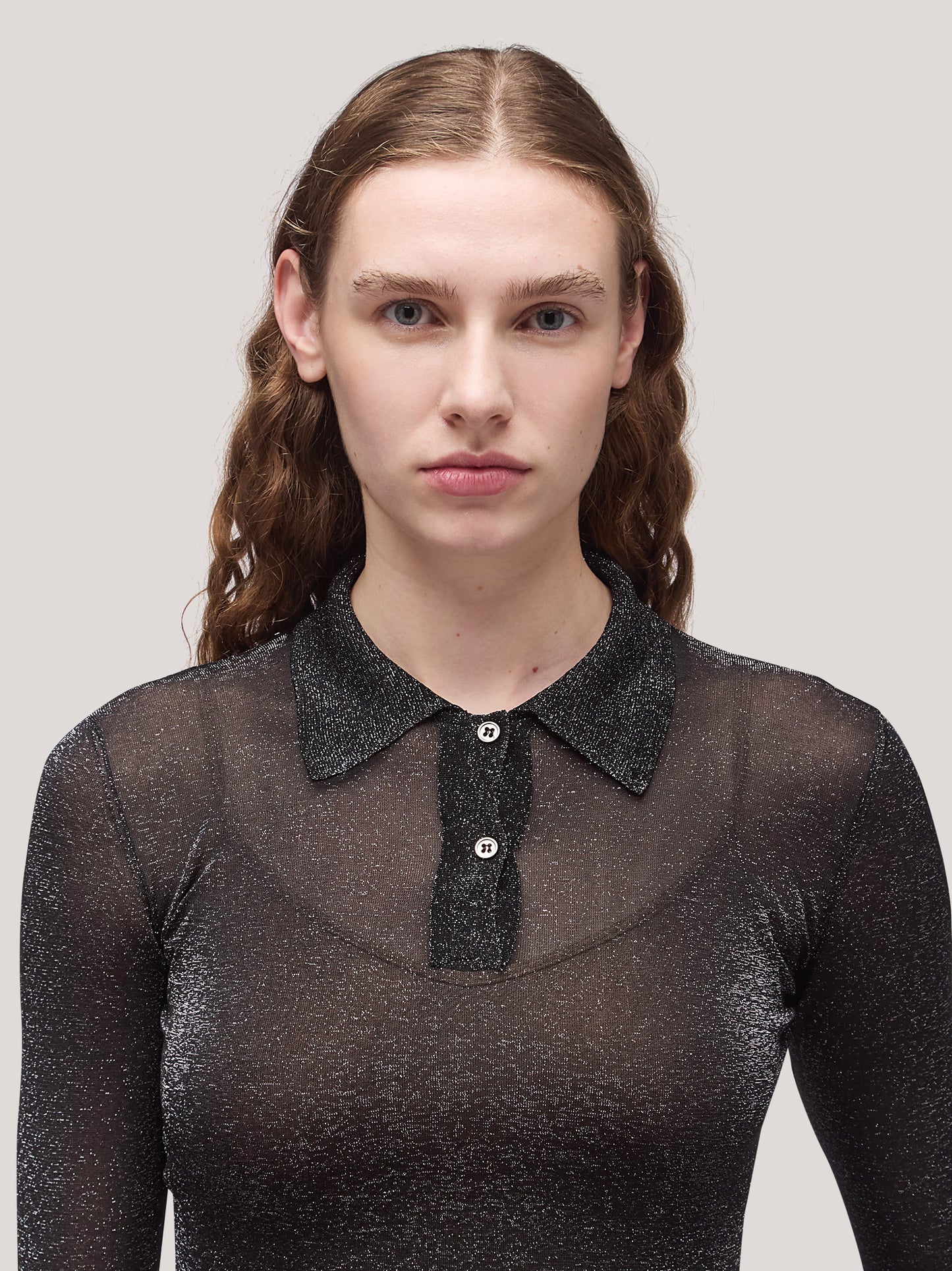 Women's long-sleeved polo-neck sweater, image black 250h90_fw25im_096bla 68147893666118