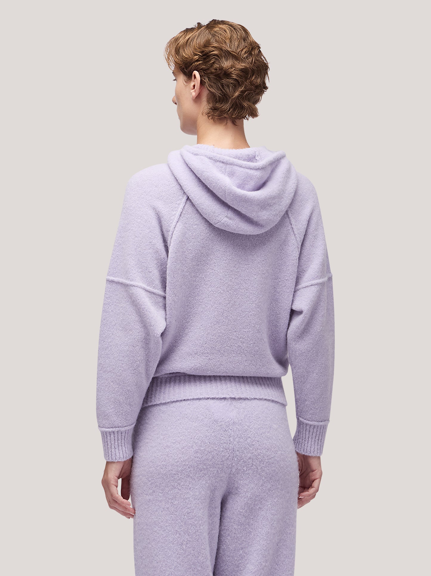 Women's long-sleeved raglan hoodie, hanaq lilac 250n84_fw254a_299lil 68054475702598