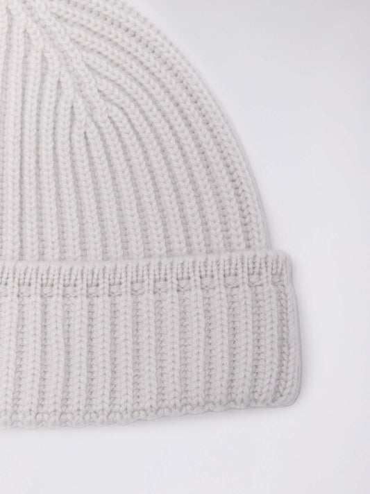 Cuffia a coste con risvolto - Cuffia a coste con risvolto alt - 002