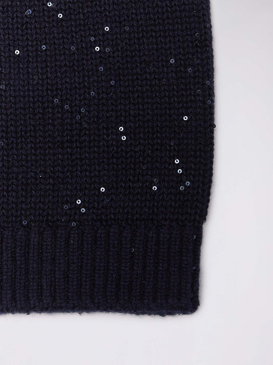 Cuffia lenta dietro con paillettes - Cuffia lenta dietro con paillettes alt - 002