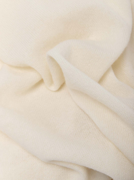 Sciarpa rasata semplice 200 x 35 cm bianco naturale 25k320_n_fw25-3_217bia