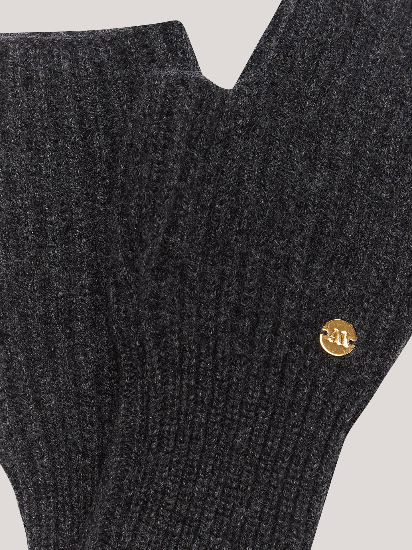 Guanti manicotti donna a costa grafite mel 25k350_fw25-3_425gra 69569858994502