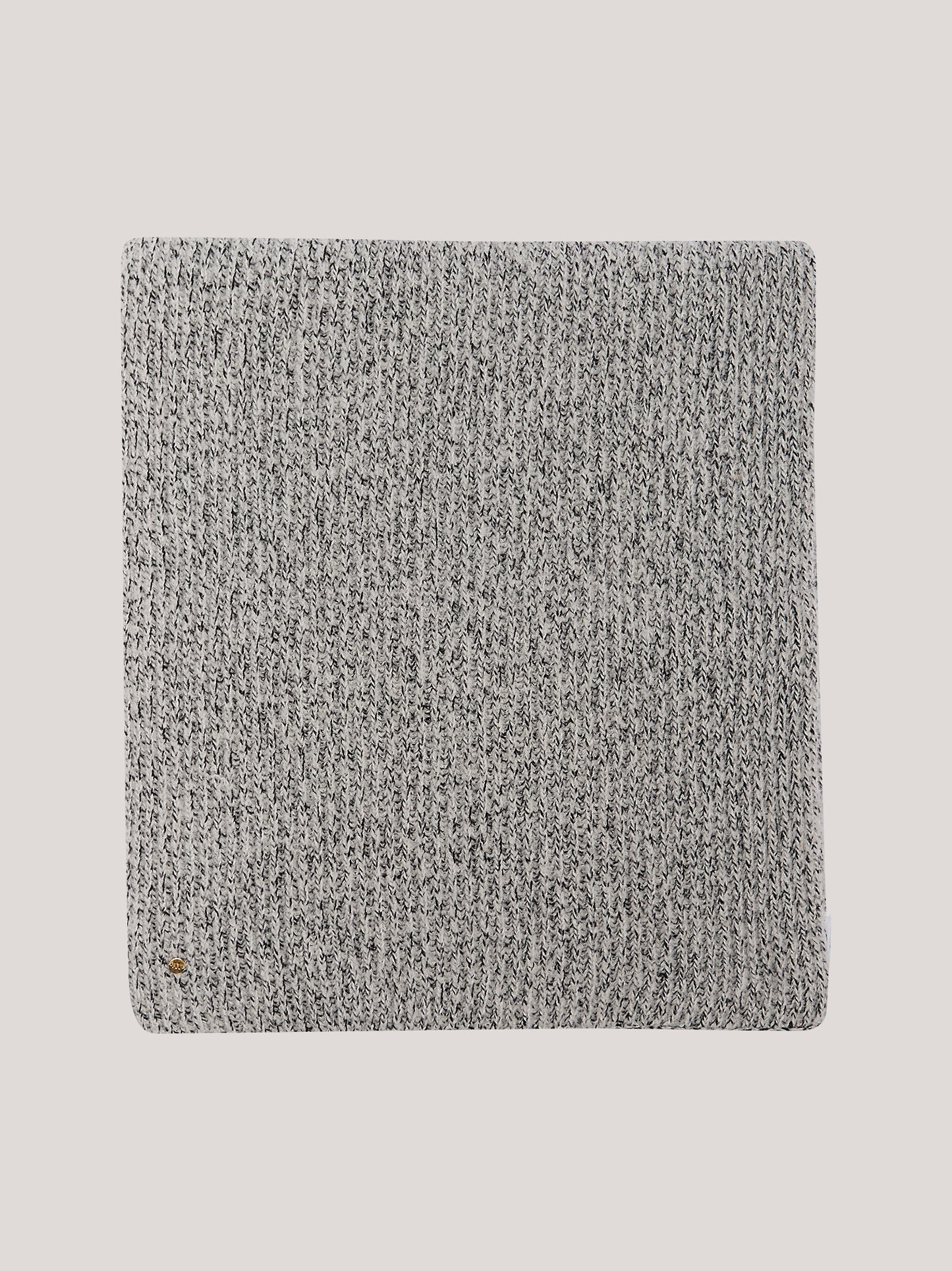 Sciarpa ampia a coste, mousse bianco /nero 25k383_fw259a_217bne 69566659133766