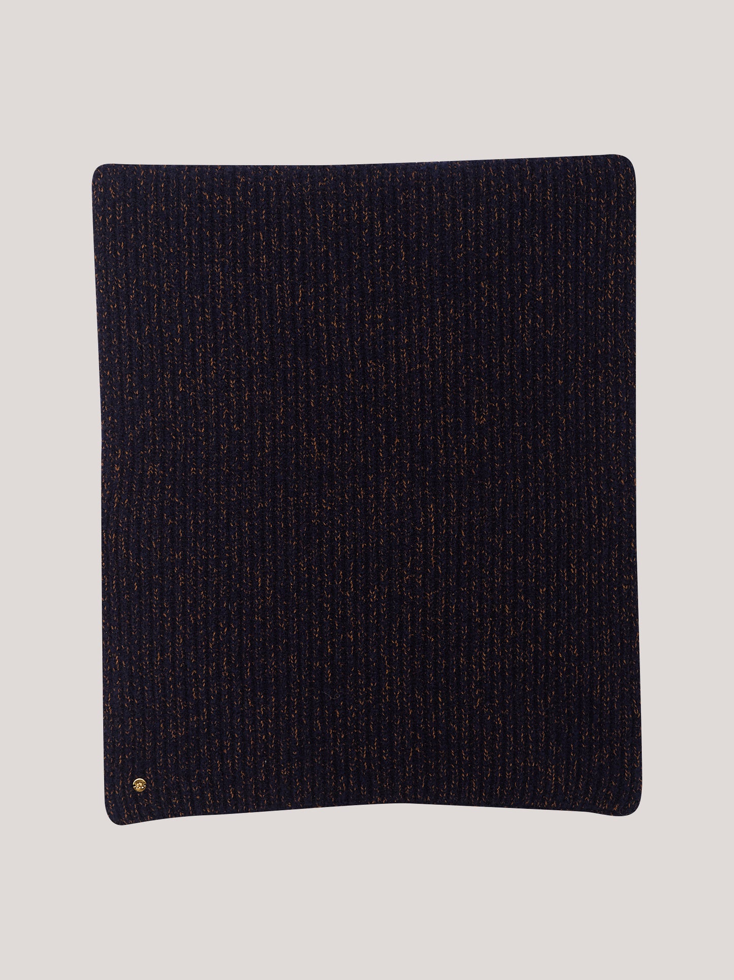 Sciarpa ampia a coste, mousse navy /caramel cafe 25k383_fw259a_u01nac 69566552080710