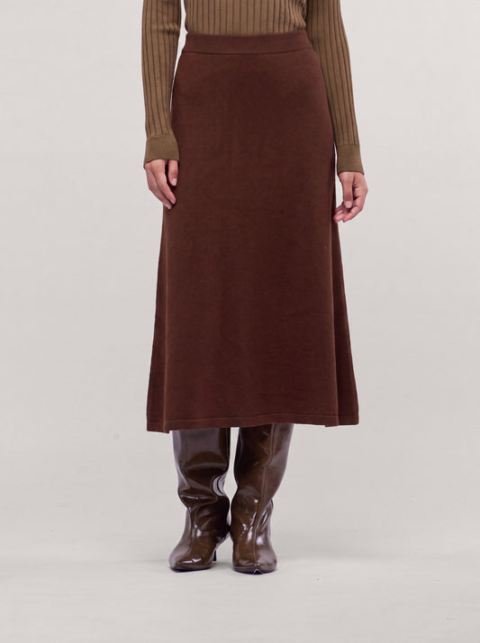 Long skirt in Essential Cashmere - Long skirt in Essential Cashmere alt - 002