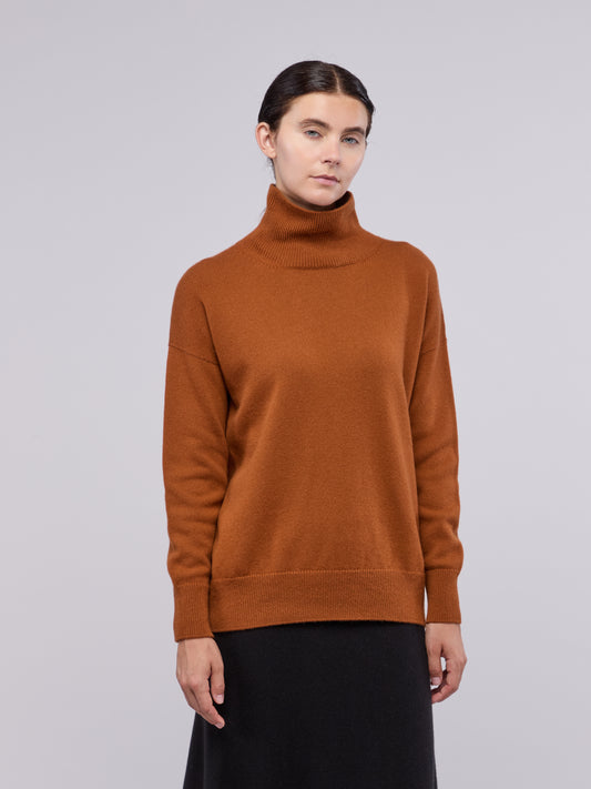 Maglia collo alto manica lunga, Essential Lana Cashmere vulcano lk 260r82_n_fw26-7_104vul