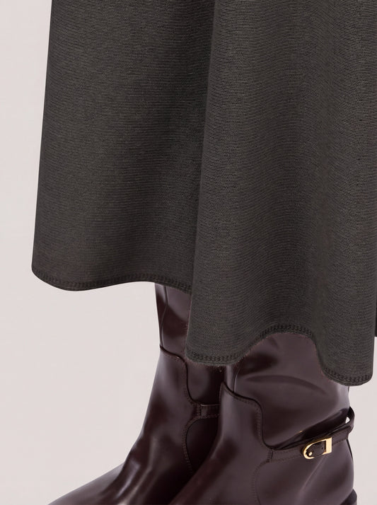 Essential wool and cashmere long skirt - Essential wool and cashmere long skirt alt - 002