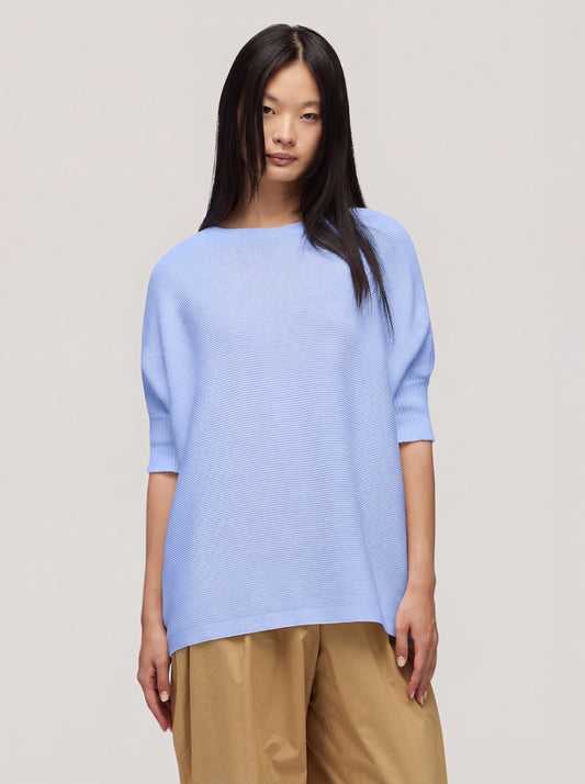 Maglia mantella lavorazione links j33 light blue 260u85_n_ss26tc_001lbl